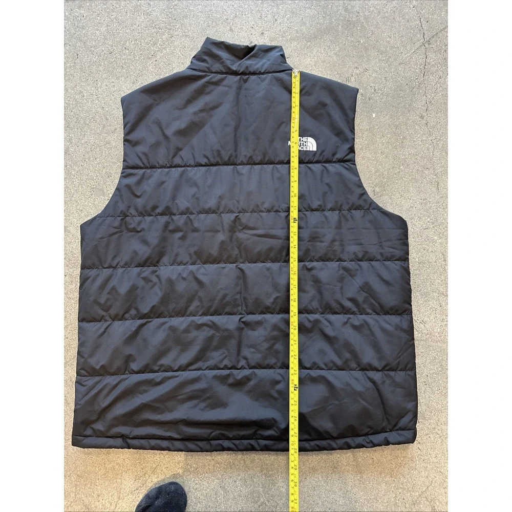 The North Face Vest Mens Black‎ Sz XL(T) Sleeveless Nylon Puffer Charles Outdoor